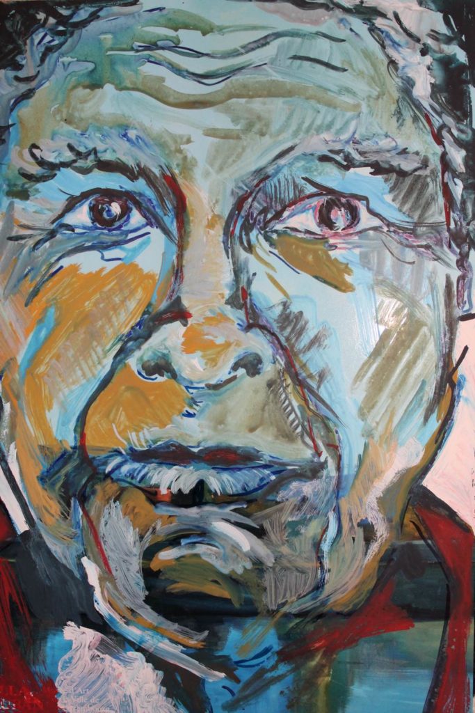 Feeling Blue, Collage von Anne Mahler de Navia