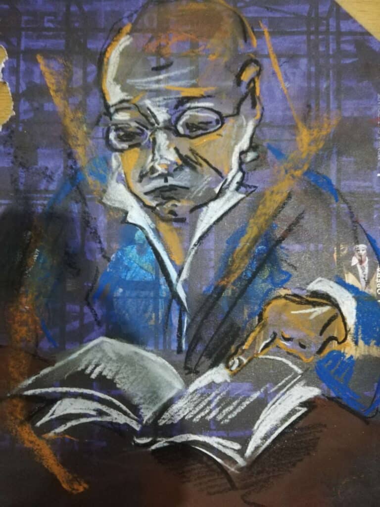 Lesender Mann - man reading